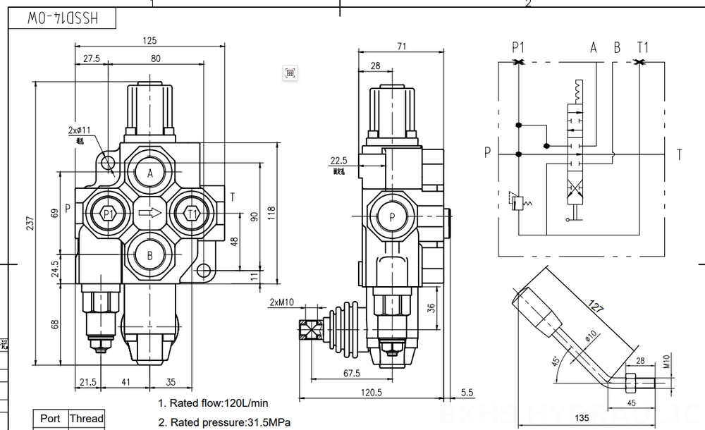 SD14 Buku Panduan 1 Spul Kran Arah Monoblok drawing image