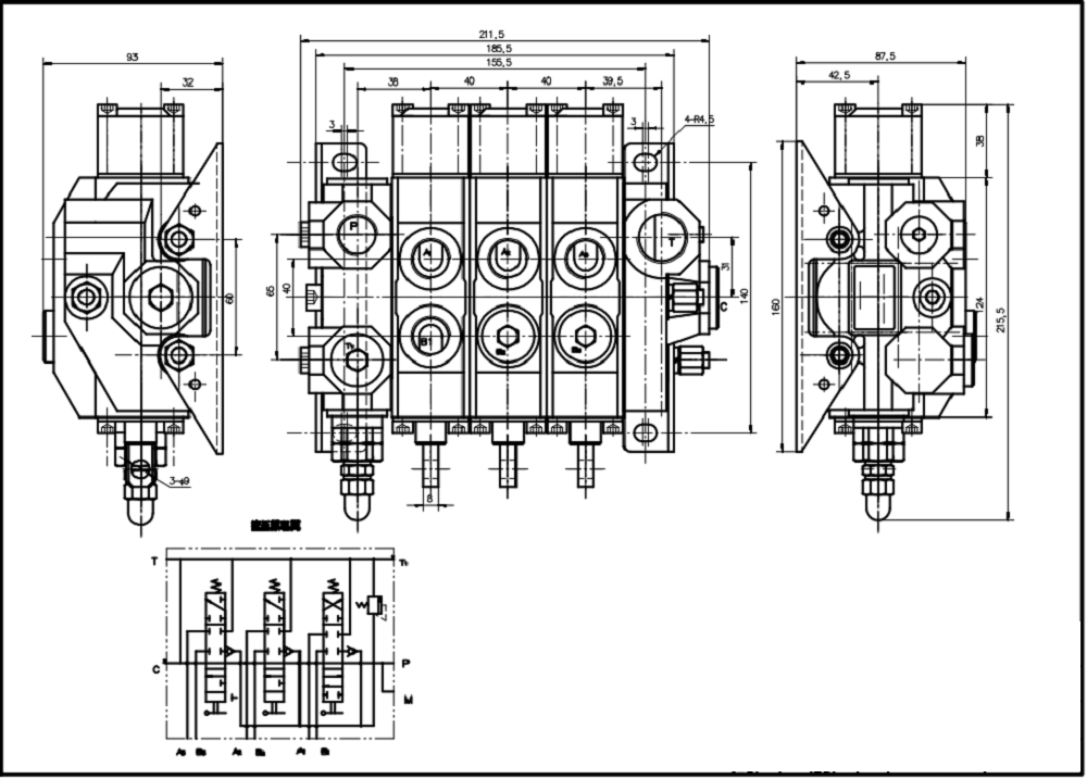 HSDS15 Buku Panduan 3 Spul Kran Arah Monoblok drawing image