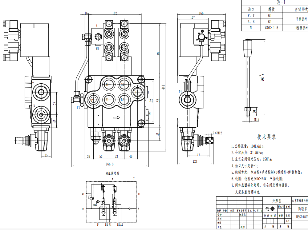 SD18 Listrik 2 Spul Katup Arah Monoblok drawing image