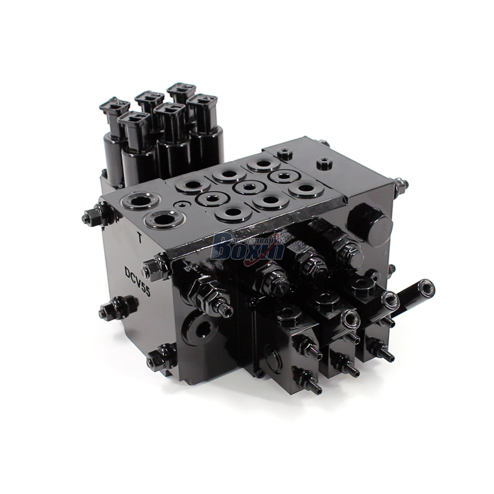 DCV55 Elektro-hidraulik 3 Spool Kran Arah Bagian image