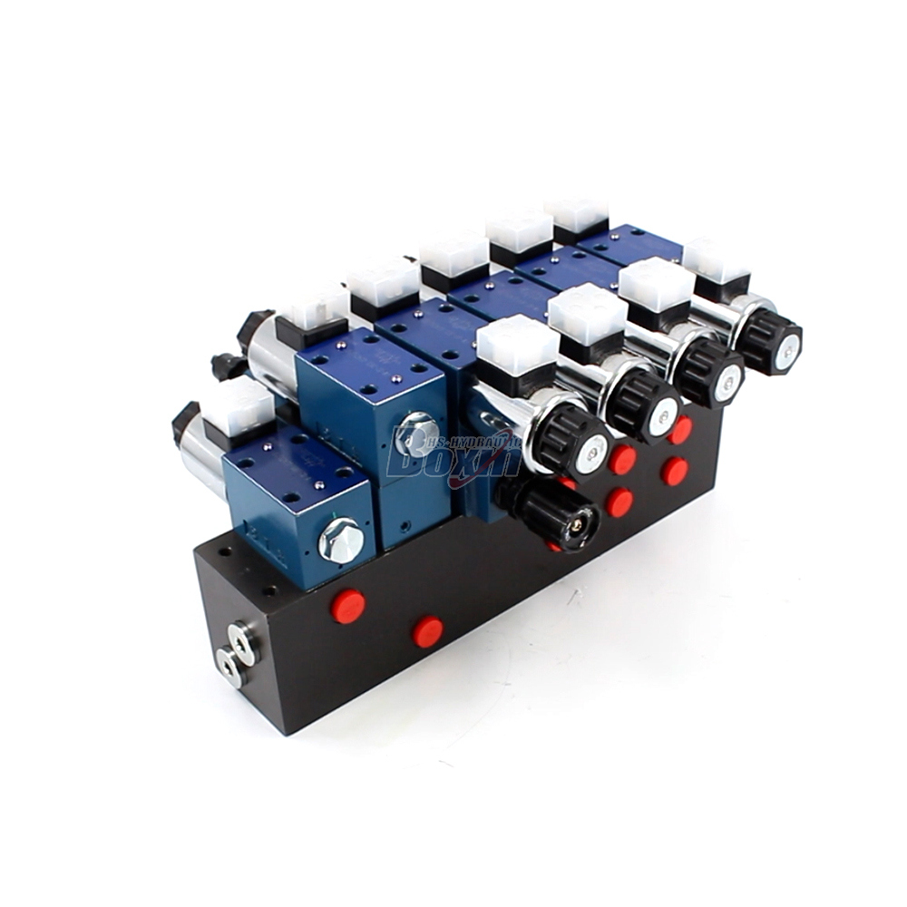 HSBS06-6 Selenoid 6 Spool Solenoid Kontrol Katup