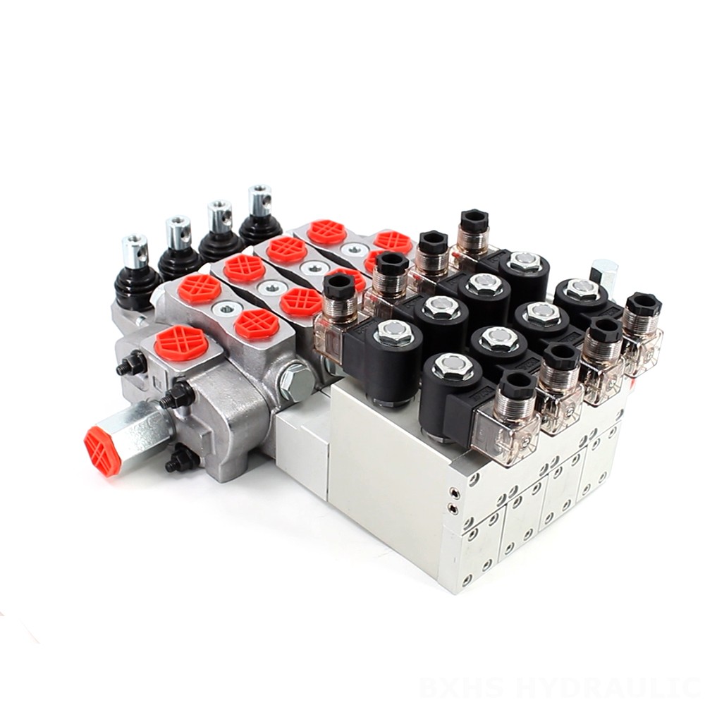 SD8 Elektro-hidraulik 4 Spul Kran Arah Bagian image