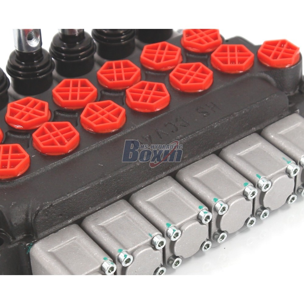 6 Spool Manual Monoblock Valve DCV40 for Mobile Hydraulics detail image