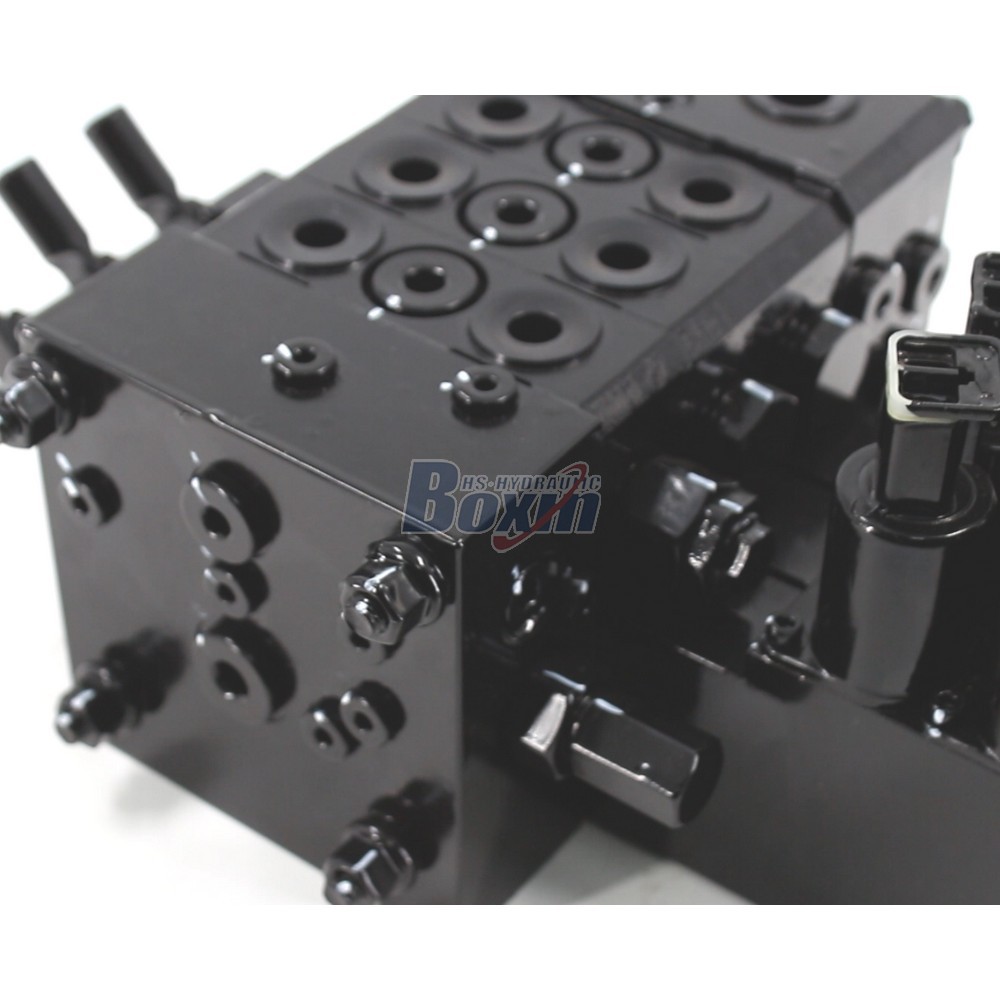 Industrial Grade DCV55 Electro-hydraulic 3 Spool Directional Valve detail image