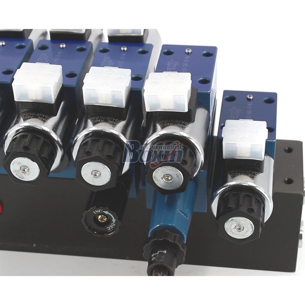 Wholesale HSBS06 6 Spool Solenoid Valve from Hydraulic Factory detail image