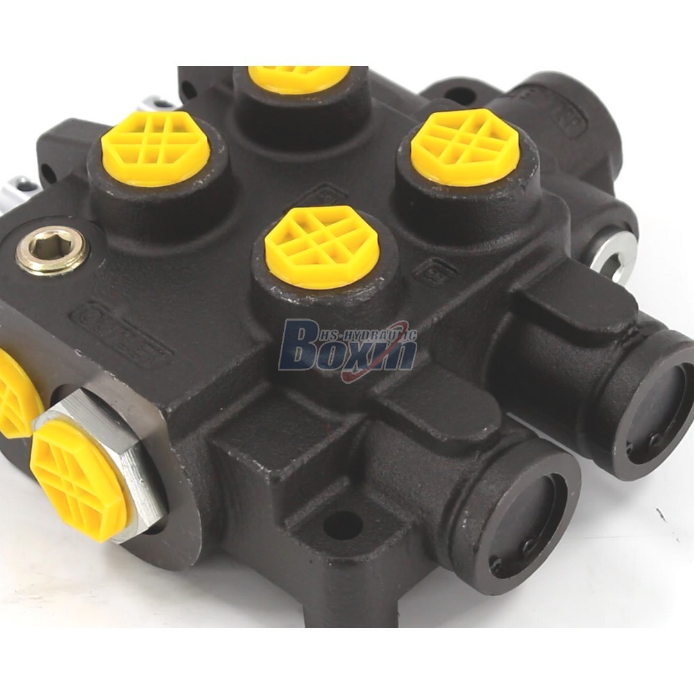 HSSP-2OT-J Manual 2 Spool Monoblock Directional Valve for Hydraulic Systems detail image
