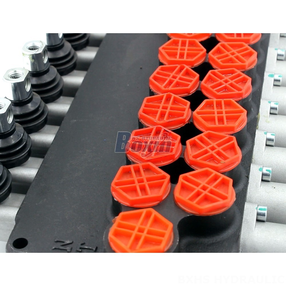 P80-G34-OT Manual 7 Spool Monoblock Directional Valve: Hydraulic Control Solutions detail image