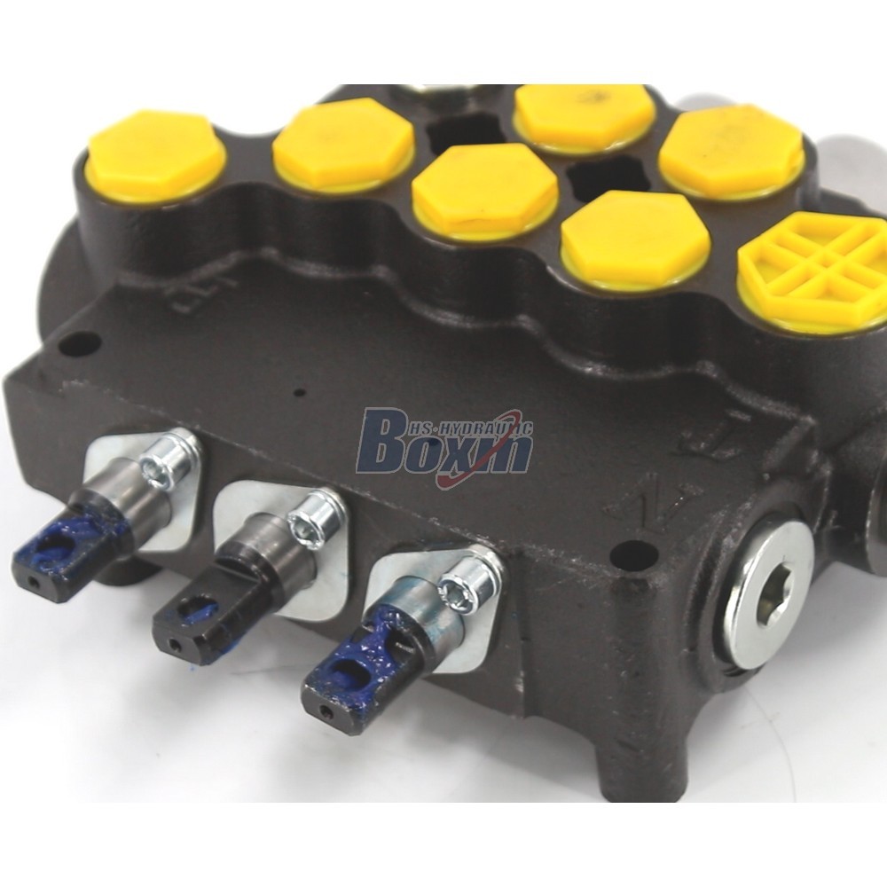 High Pressure P80A-G-BT-2OT 3 Spool Hydraulic Directional Valve detail image