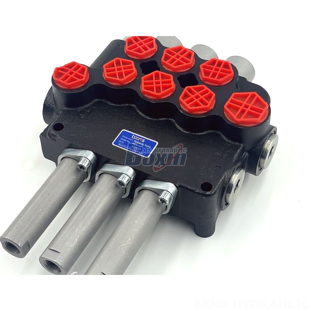 3-Spool Hydraulic Valve | P80 Cable Model | Factory Direct & Customizable detail image