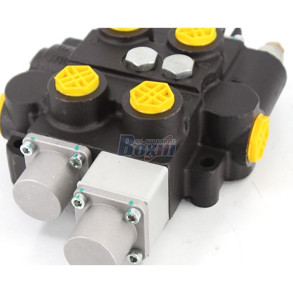 Factory Direct Supply of RD5200NPT-QTW-OT Manual 2 Spool Hydraulic Control Valve detail image