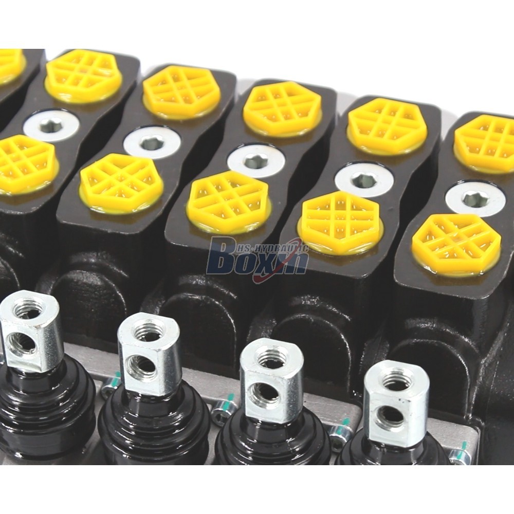 Manufacturer Price SD8 6 Spool Hydraulic Sectional Valve detail image