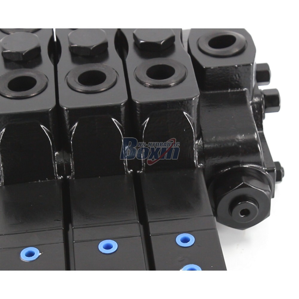 Reliable SDS180Q Pneumatic Manual 3 Spool Directional Valve for Hydraulic Applications detail image