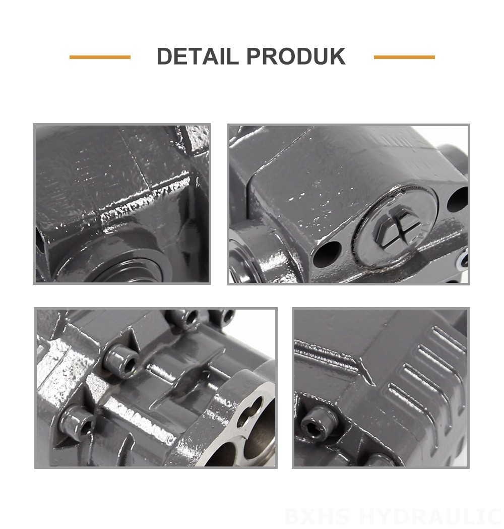 BF82A 80 cc/putaran 20 MPa (2900 psi) Pompa Roda Gigi Hidrolik