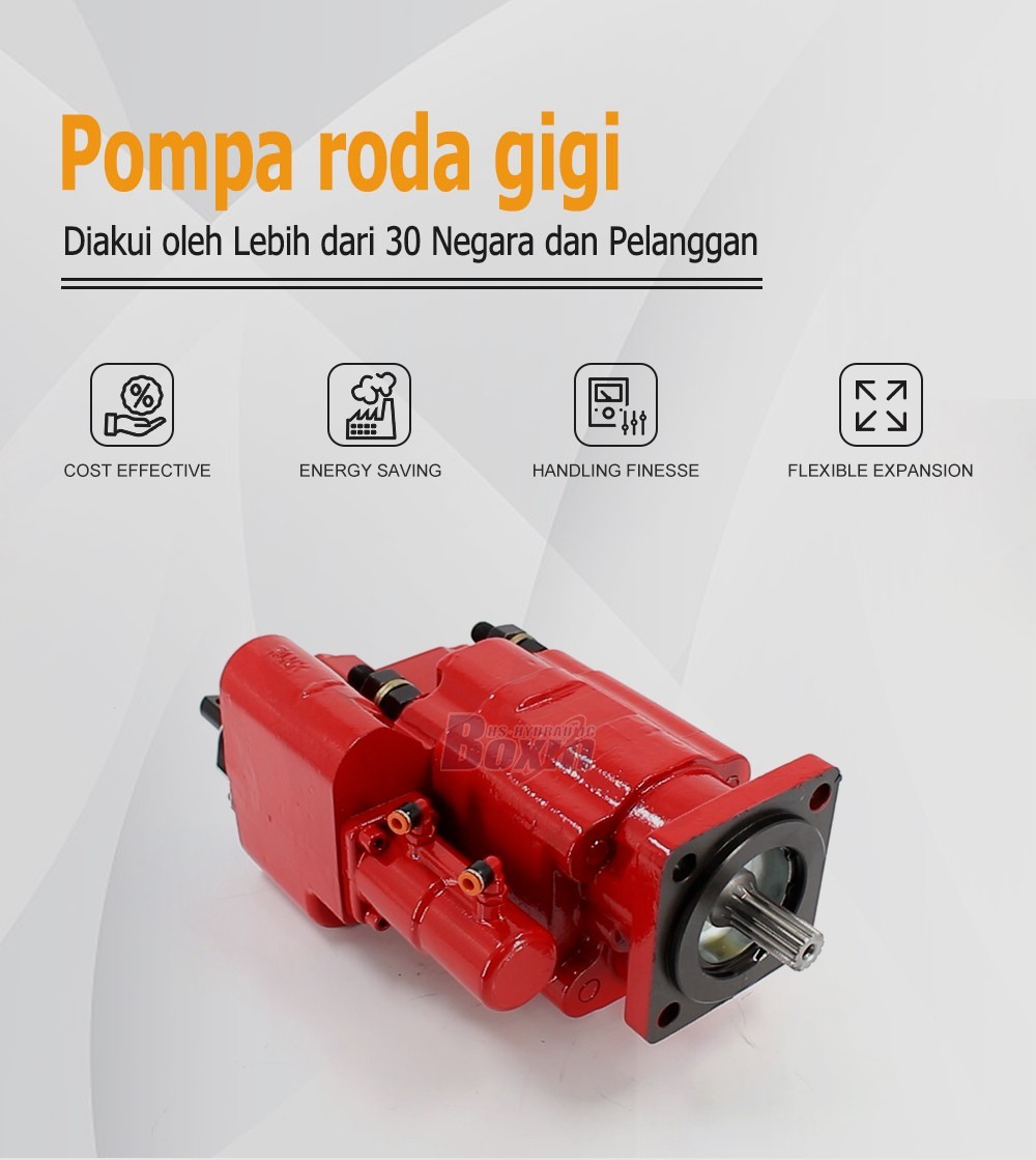 Durable C102-AS-25-H 100 cc/rev Hydraulic Gear Pump for Heavy Equipment
