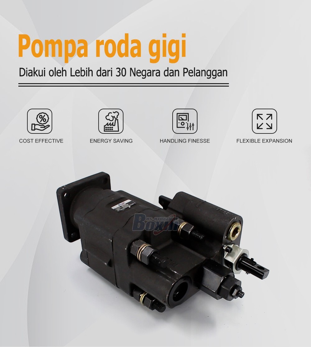 C102-LMS-25 Hydraulic Gear Pump 100 cc/rev for Industrial Equipment