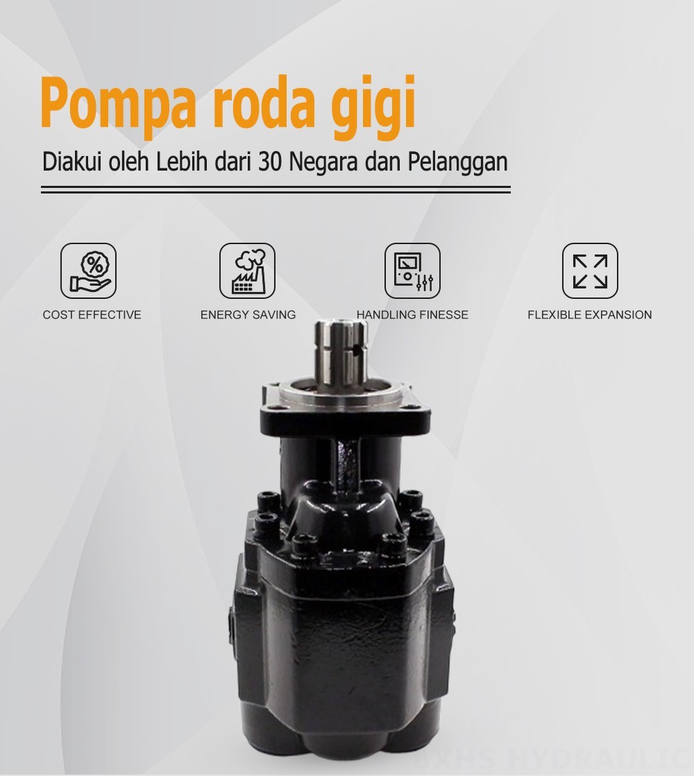 CBHST1-ISO-100 100 cc/putaran Pompa Roda Gigi Hidrolik