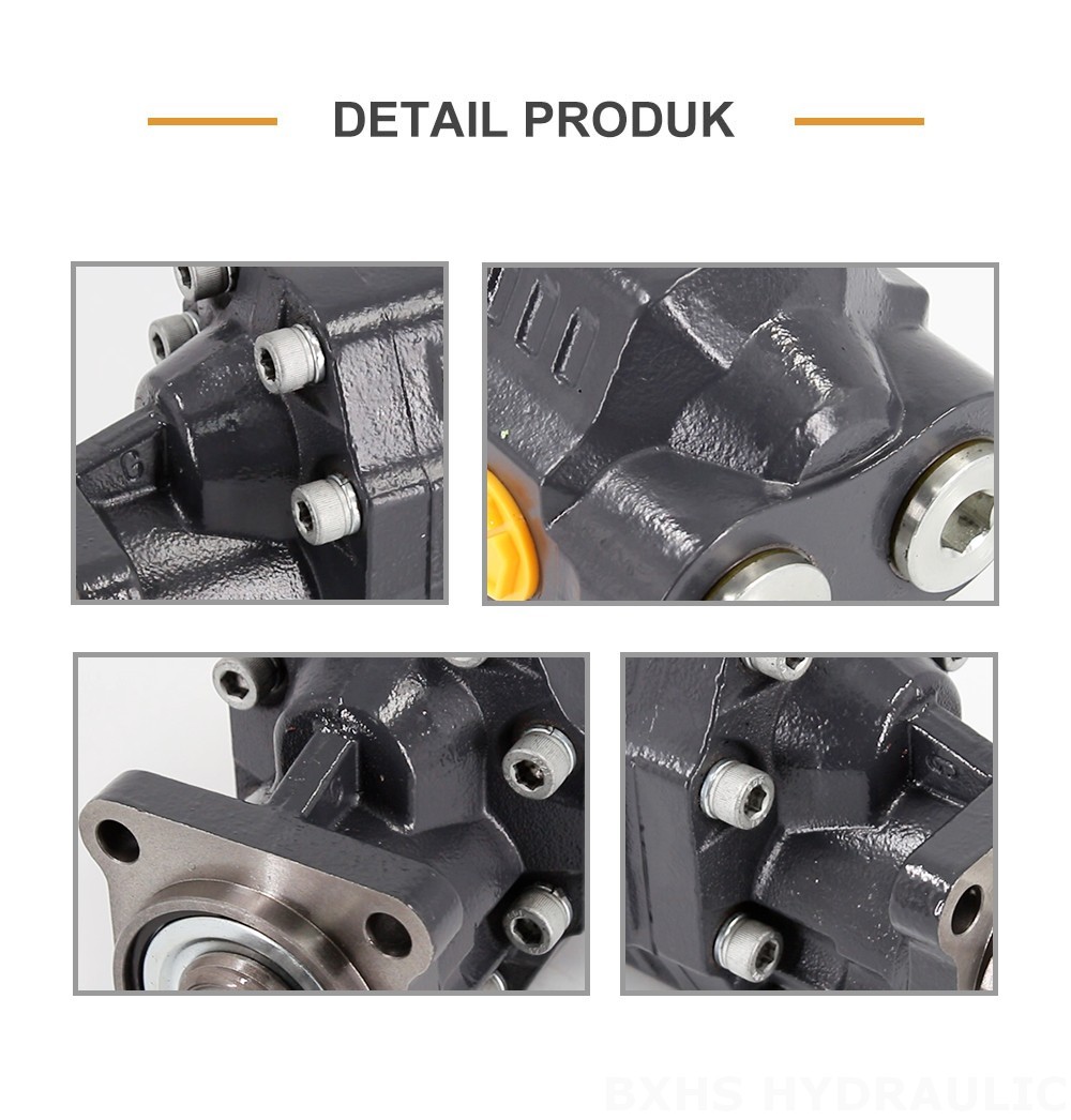 CBHW-ISO-80-H 80 cc/putaran 22 MPa (3190 psi) Pompa Roda Gigi Hidrolik