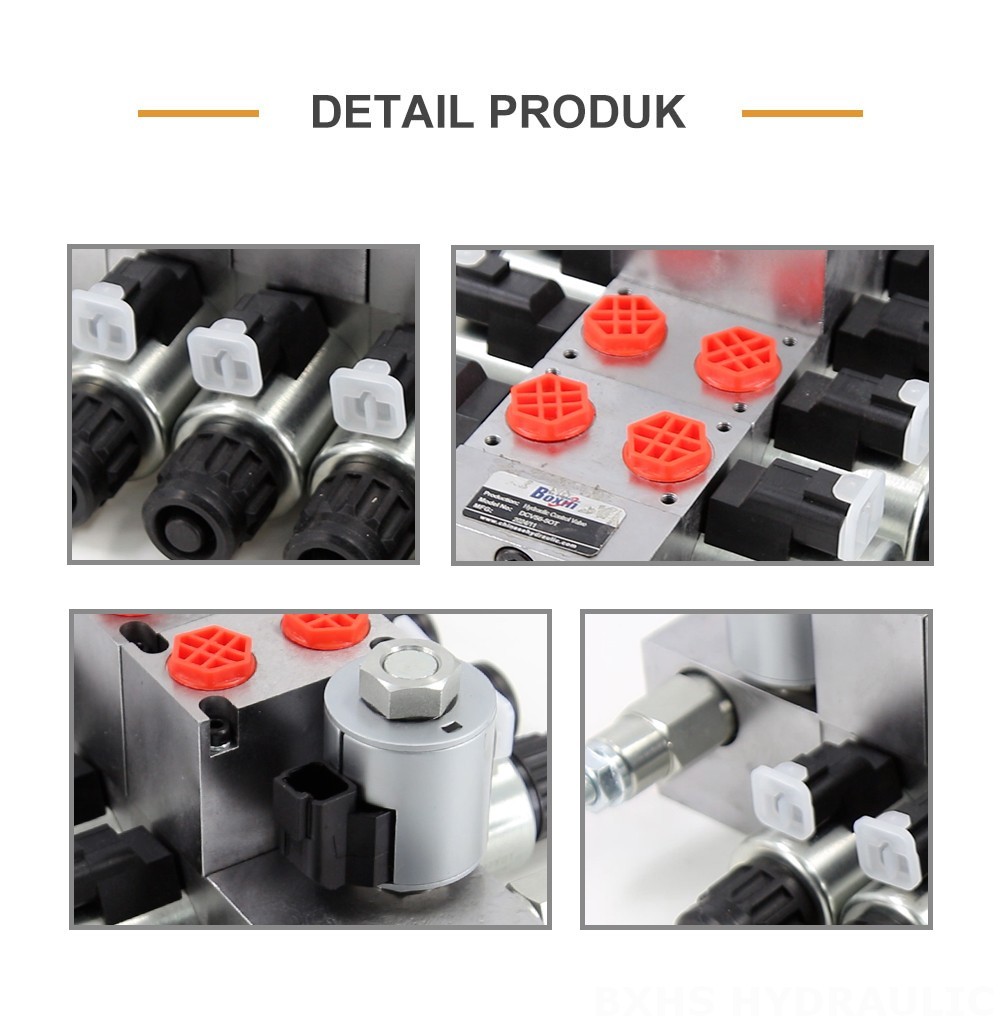 DCV56 Proporsional listrik 5 Spul Kran Arah Bagian