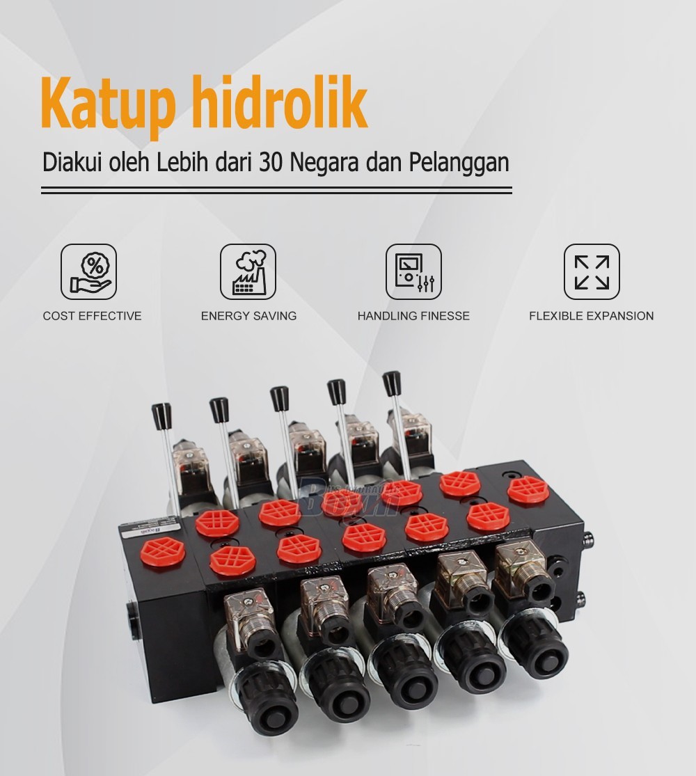 DCV58 Manual and Solenoid Hydraulic Directional Valve