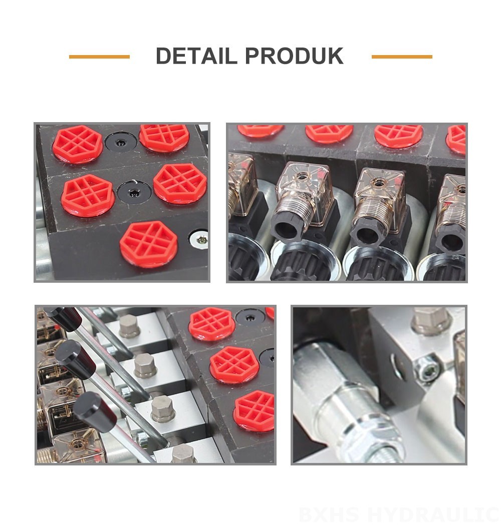 DCV58 Selenoid 6 Spul Kran Arah Bagian