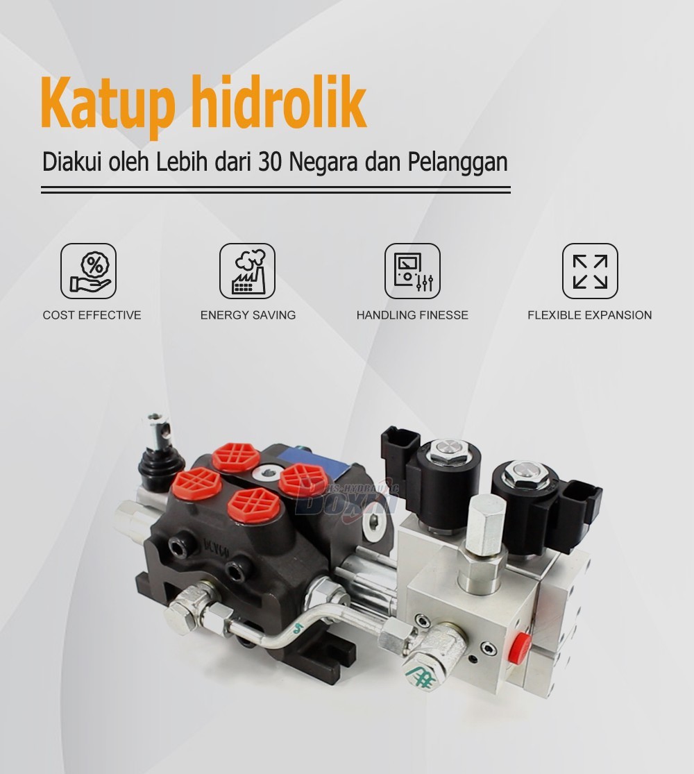 1 Spool DCV60 Electro-hydraulic Sectional Valve for Mobile Hydraulics