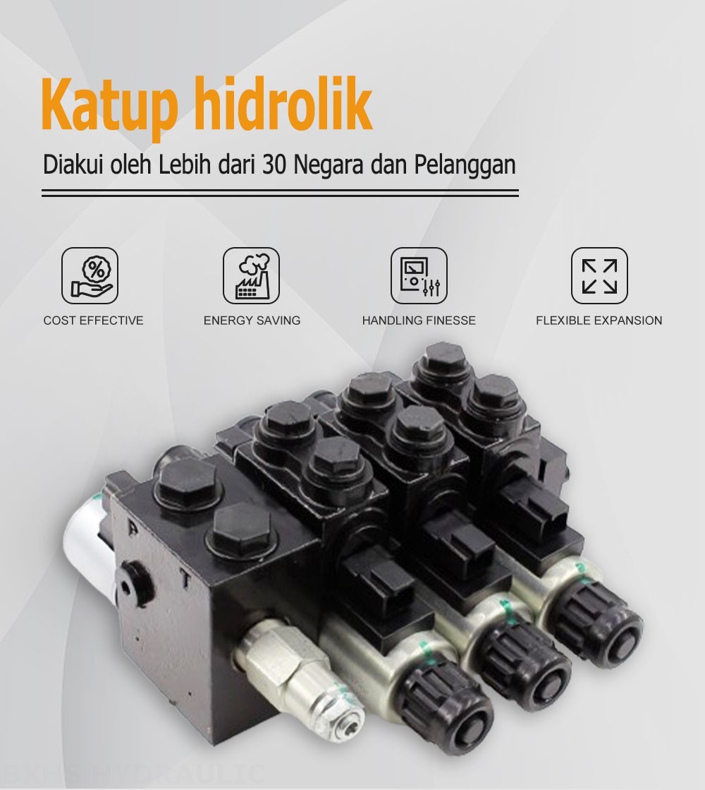 HDCF50 Selenoid 3 Spul Solenoid Kontrol Katup