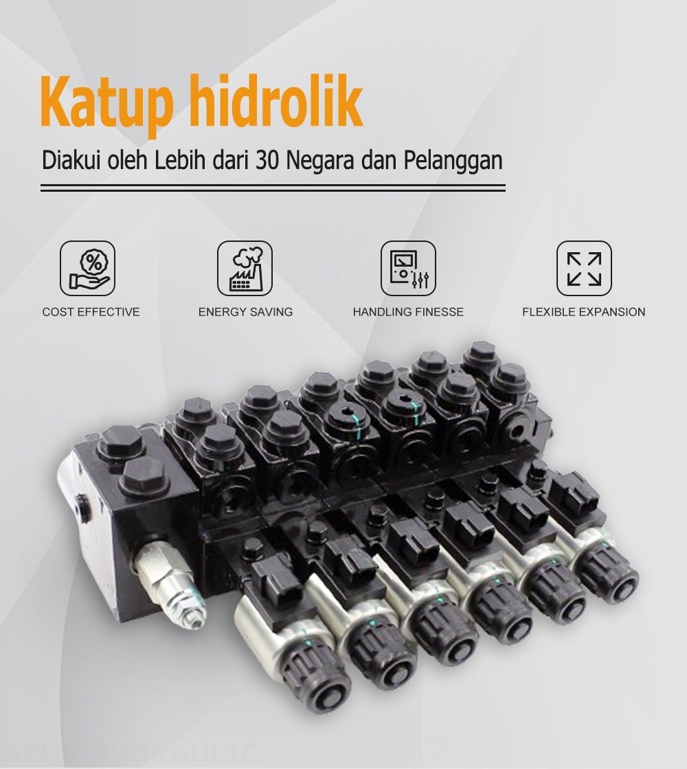 HDCF50 Selenoid 6 Spul Solenoid Kontrol Katup