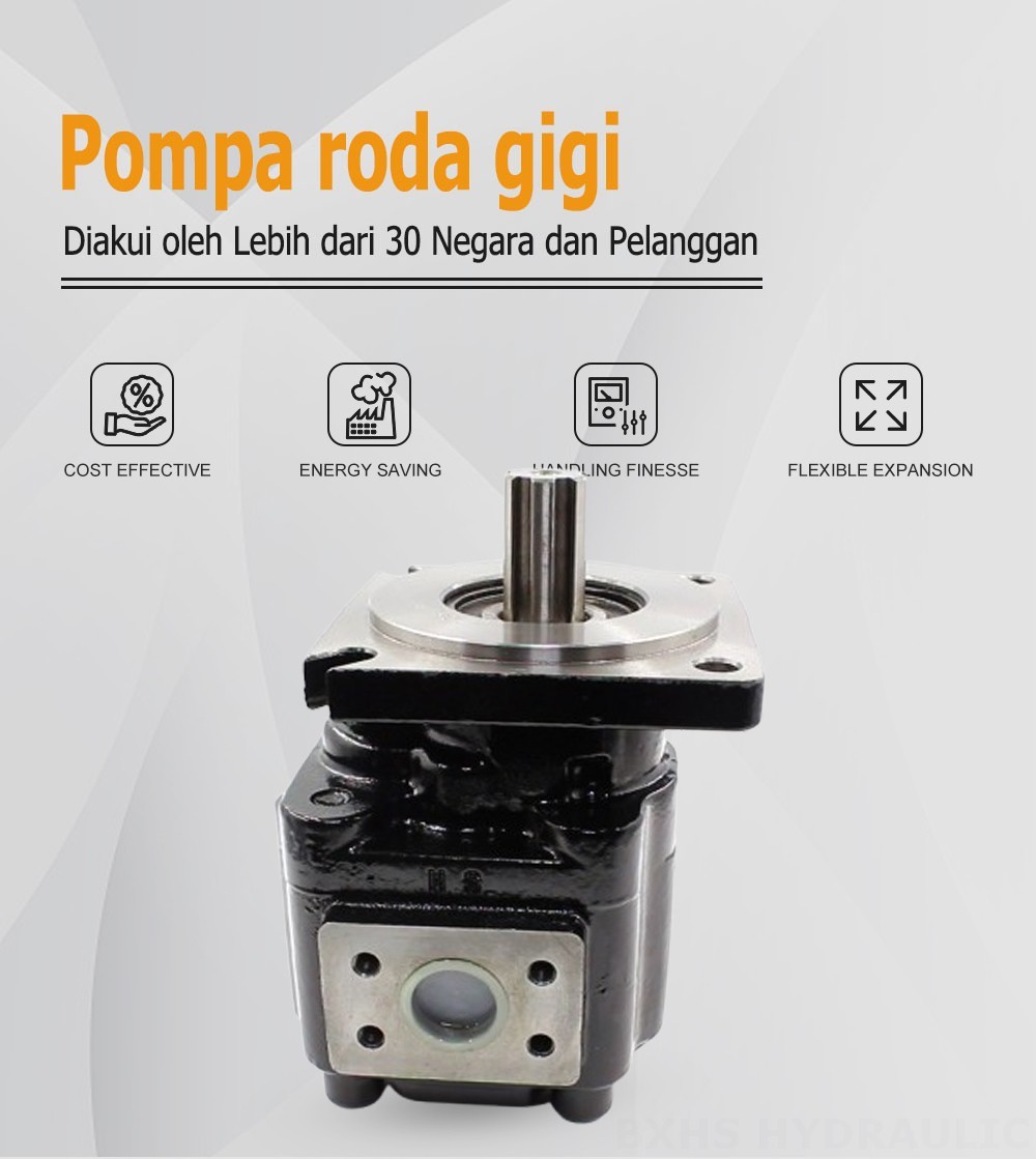 JHP2063 63 cc/putaran Pompa Roda Gigi Hidrolik