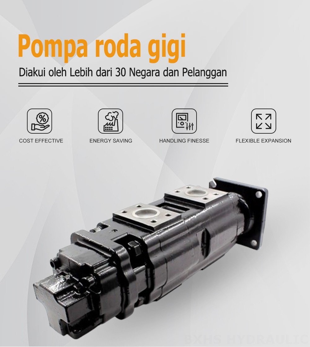 JHP2080-2080-1016 80 cc/putaran Pompa Roda Gigi Hidrolik