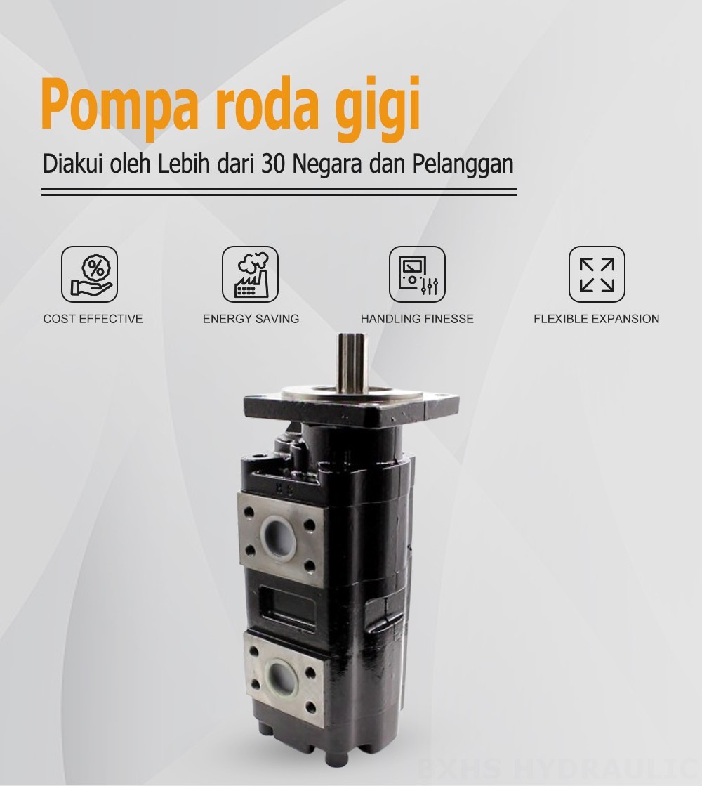 JHP2080-2080 80 cc/putaran Pompa Roda Gigi Hidrolik