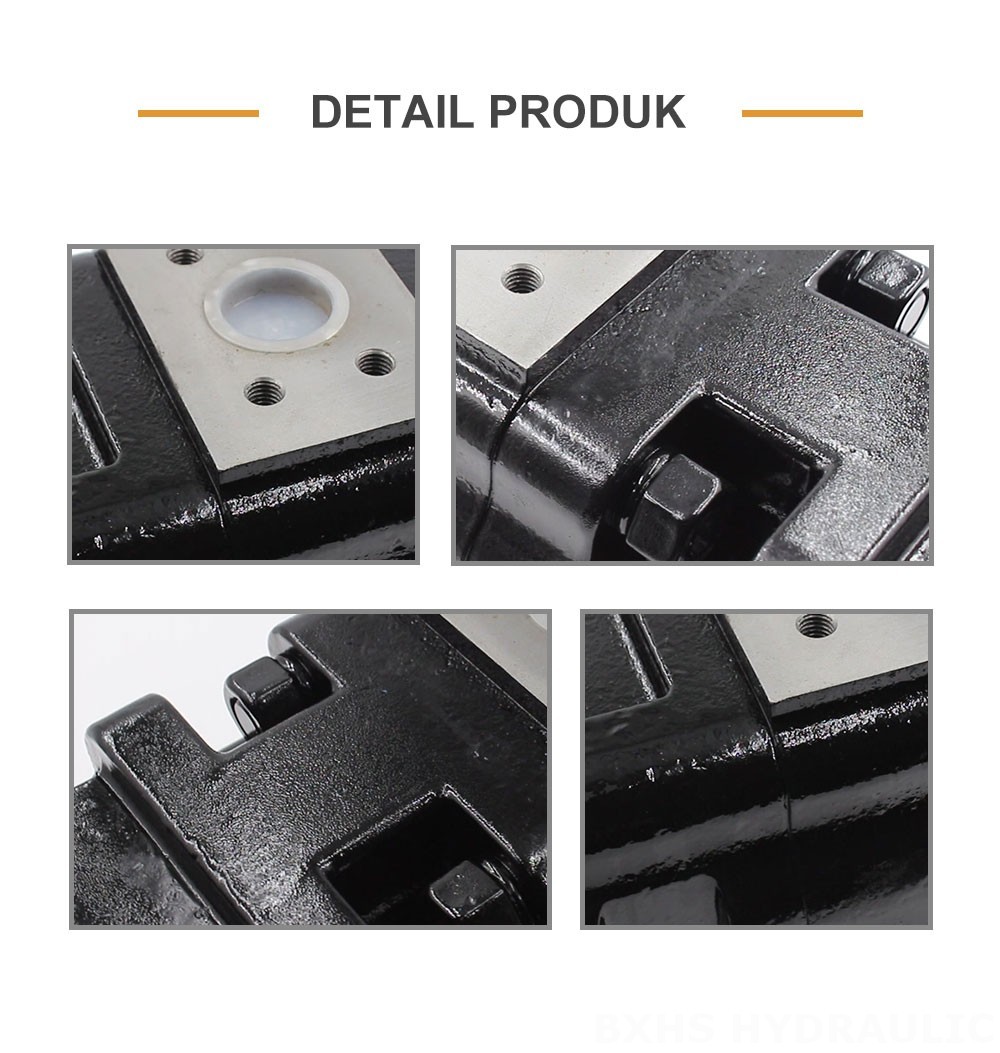 JHP2100-2080-1016 100 cc/putaran Pompa Roda Gigi Hidrolik