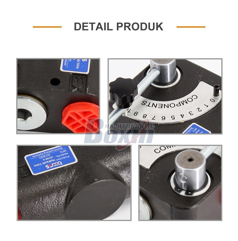 LKF60-WAQF Hydraulic 1 Spool Flow Control Valve for Industrial Systems