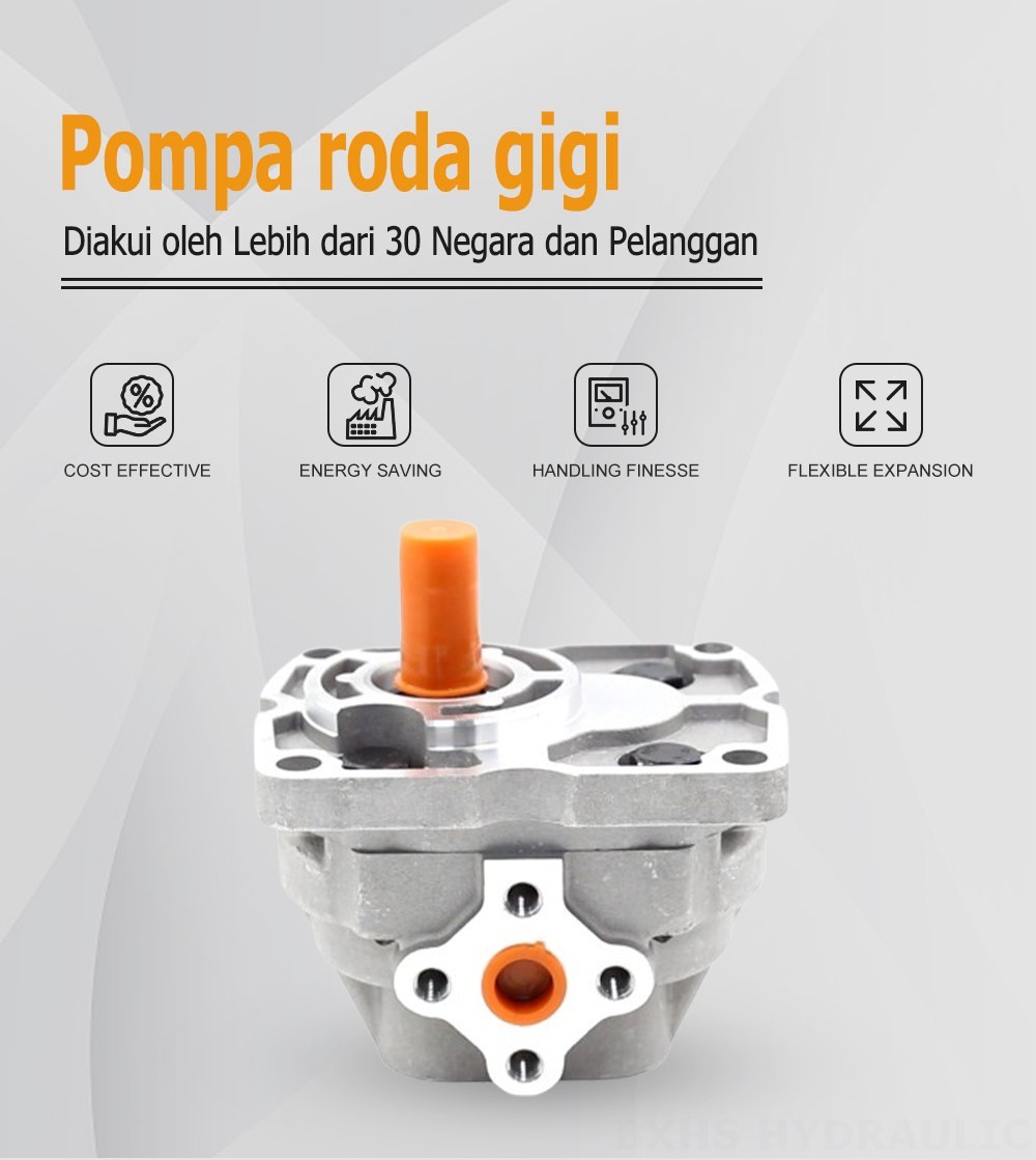 NSH10-M 10 cc/putaran Pompa Roda Gigi Hidrolik