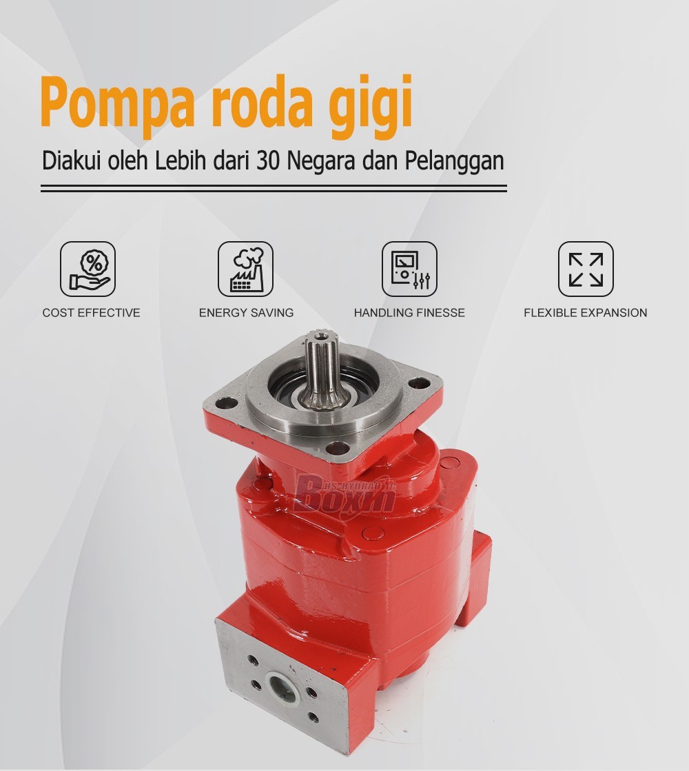OEM ODM Custom Service for P350A542KEAB25-25R 104.5 cc/rev Hydraulic Gear Pump Manufacturing