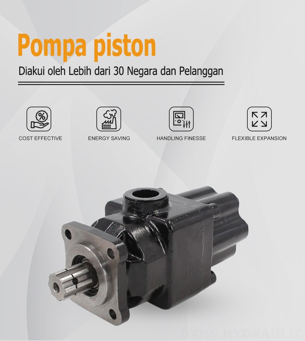 P6-40 40 cc/putaran Pompa Piston Hidrolik