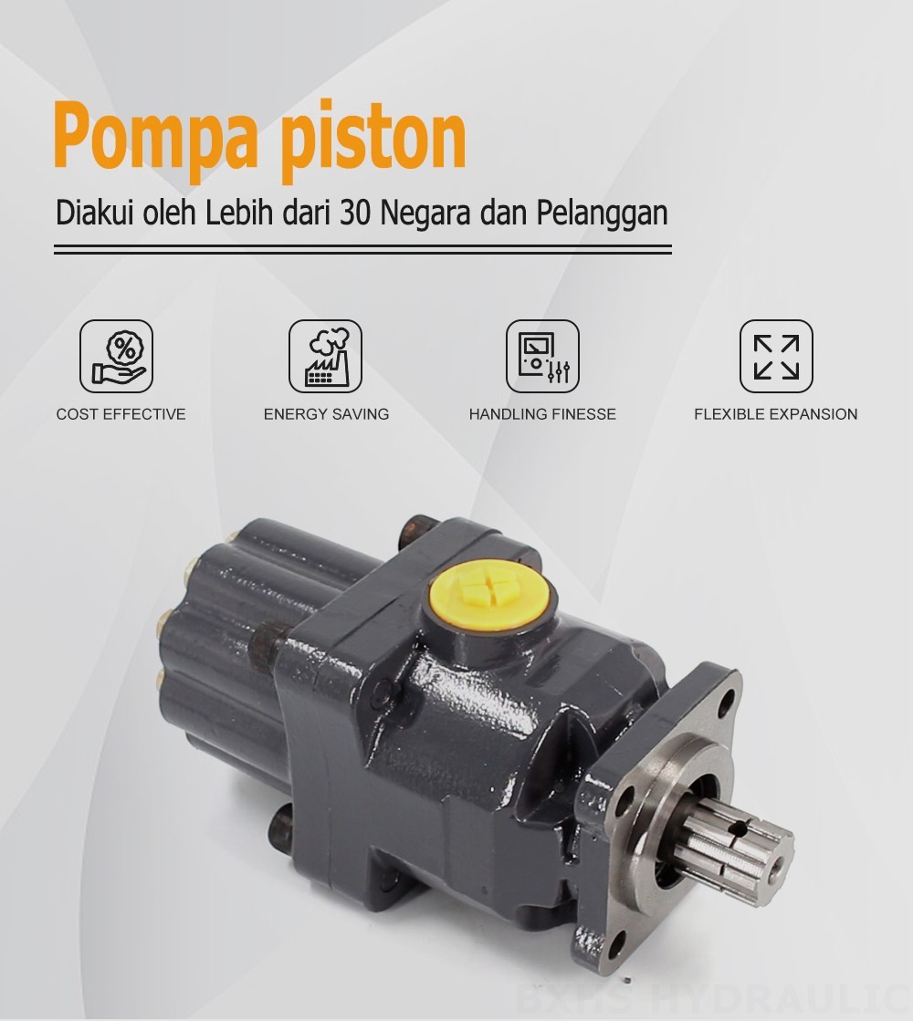 P9-80-H 80 cc/putaran 20 MPa (2900 psi) Pompa Piston Hidrolik