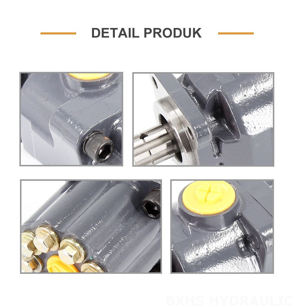 P9-80-H 80 cc/putaran 20 MPa (2900 psi) Pompa Piston Hidrolik