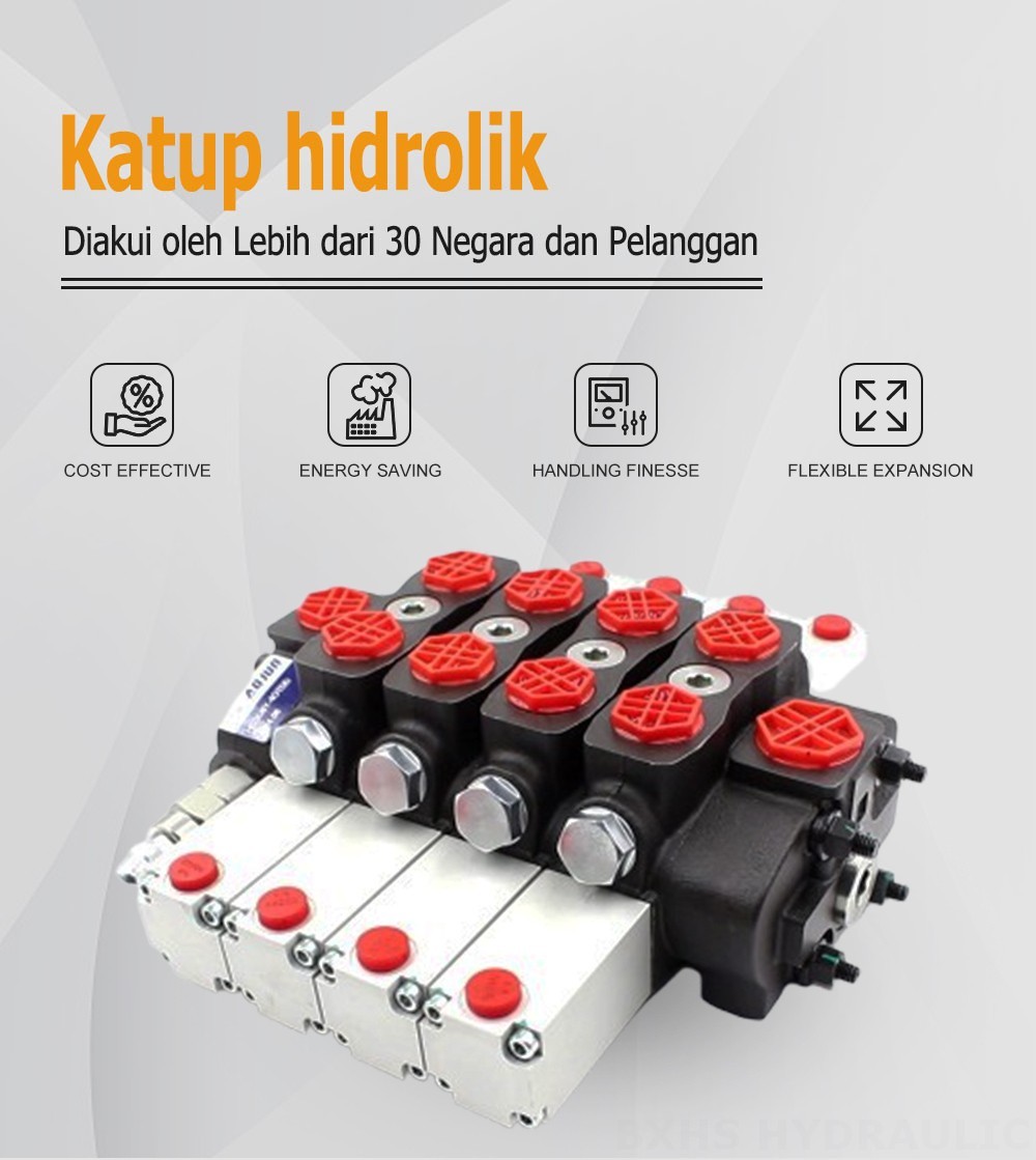 SD8 Hidraulis 4 Spul Kran Arah Bagian