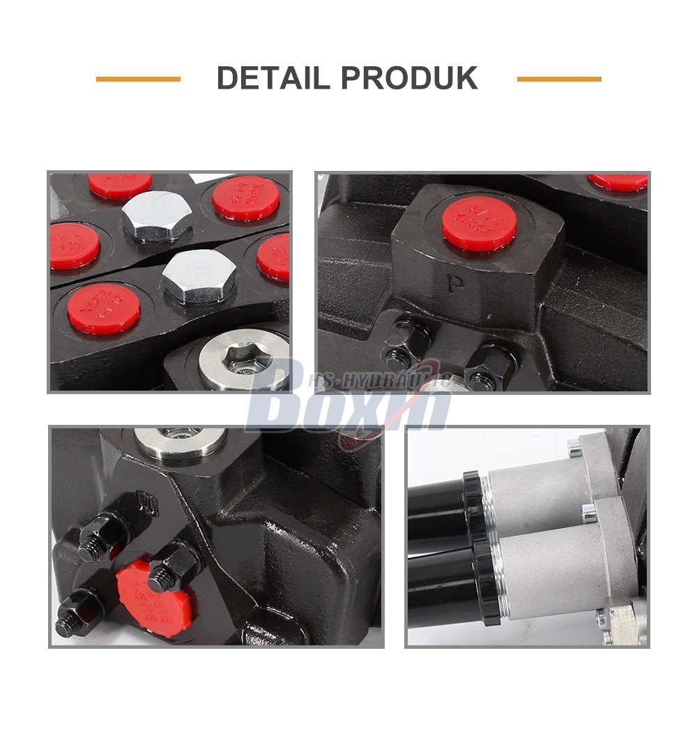 SDS180T-2CB-OT Manual 2 Spool Sectional Directional Valve for Hydraulic Systems