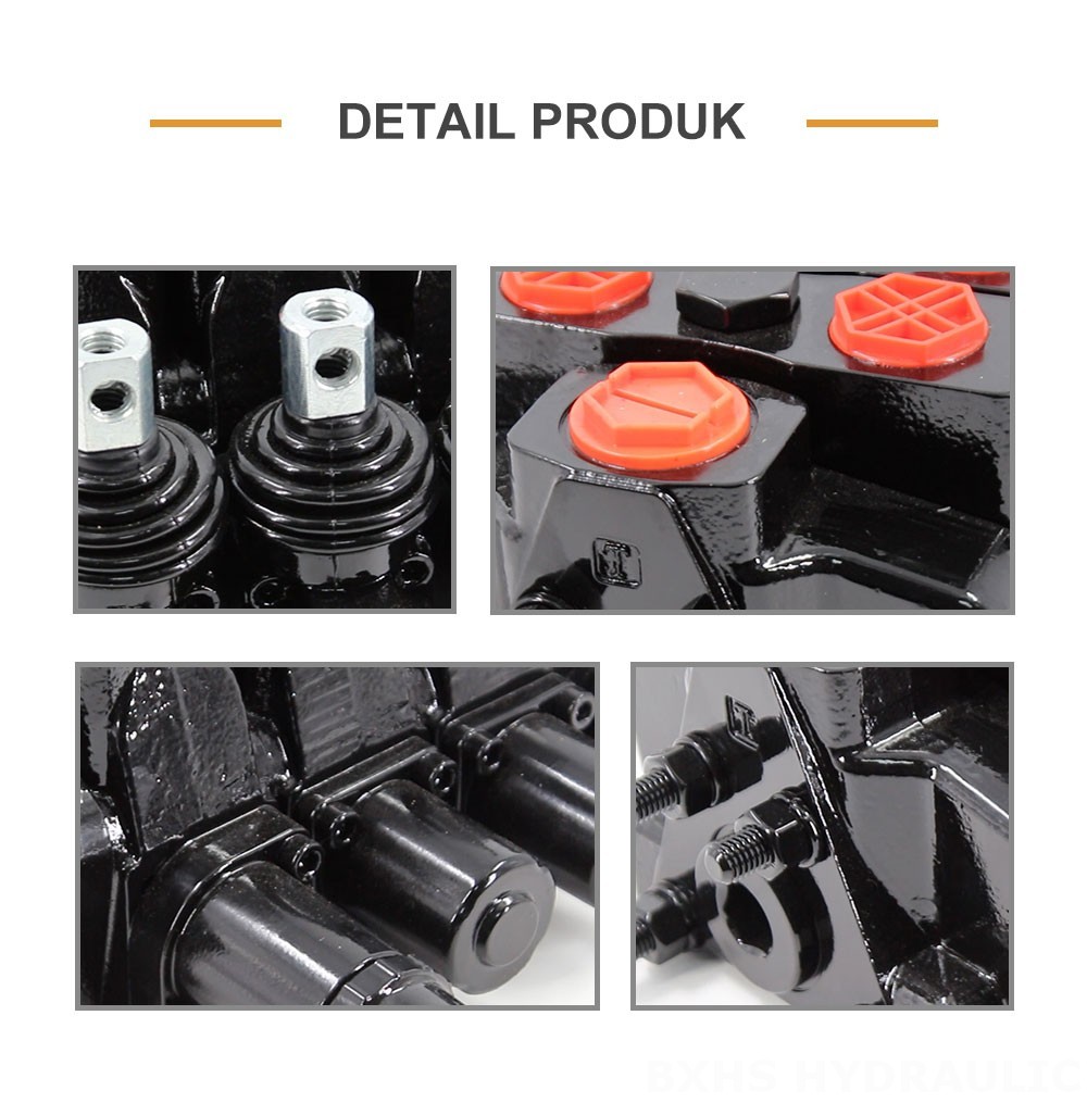 SDS180 Hidrolik dan Manual 3 Spul Kran Arah Bagian