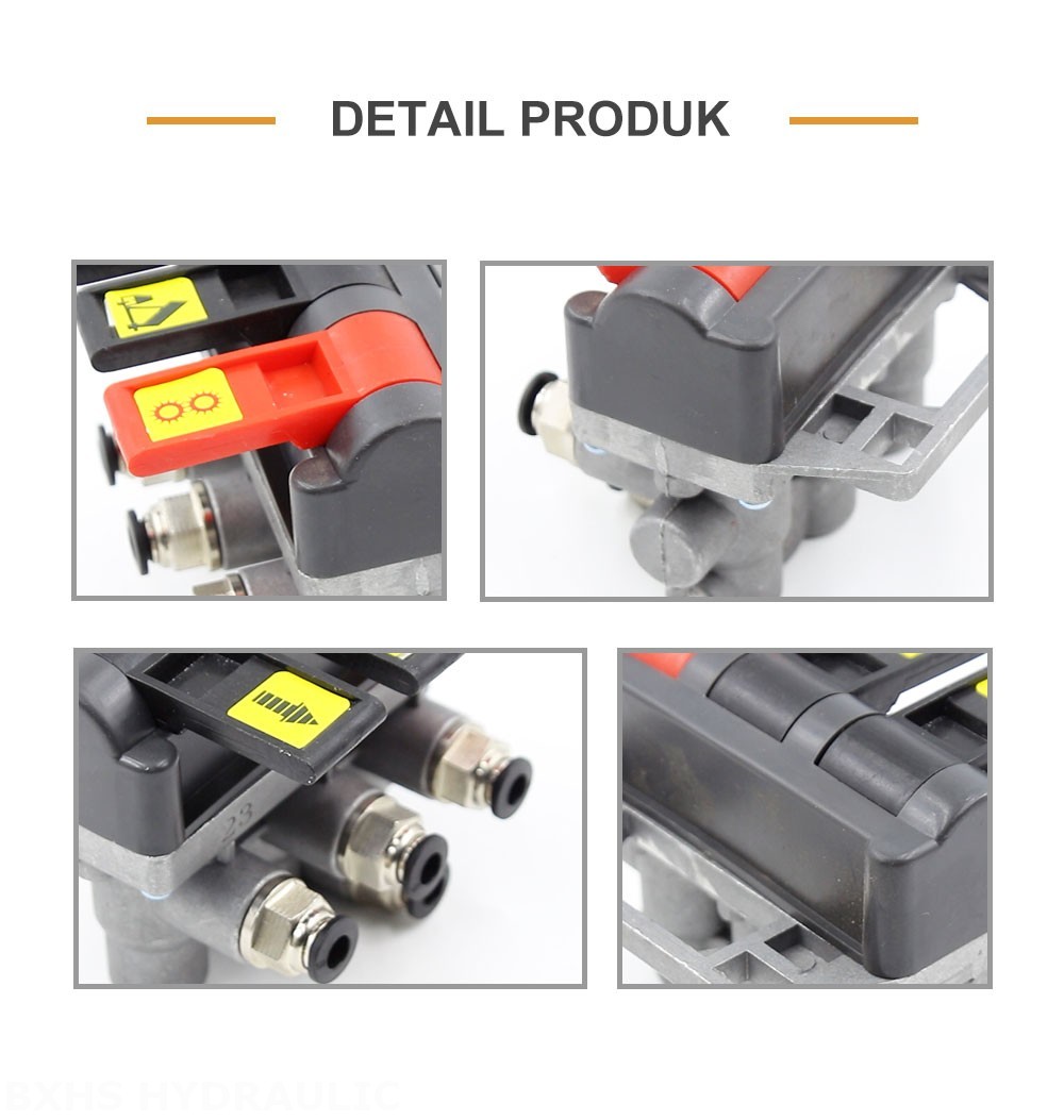 TC-4-TFLF Pneumatik 1 Spul Katup Kontrol Hidraulik