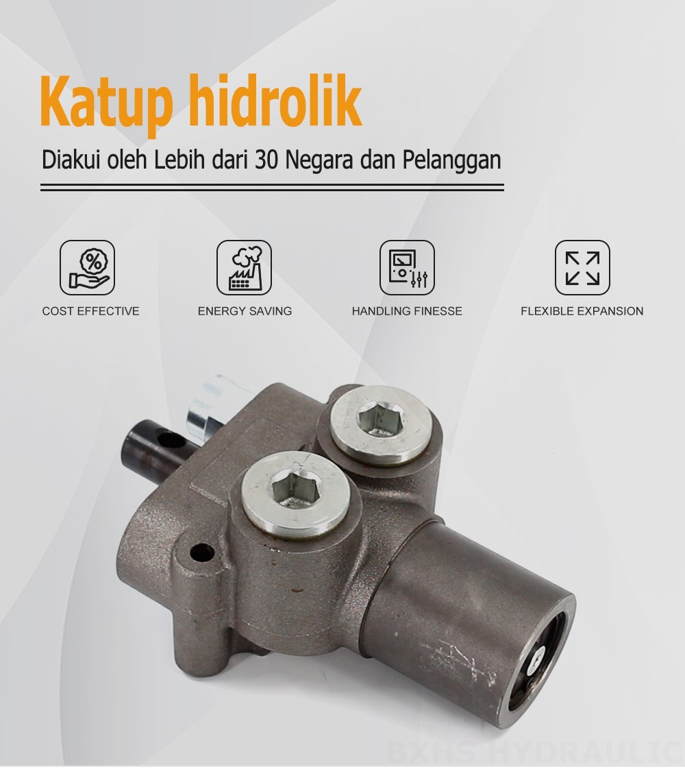 VMS140 Pneumatik 1 Spul Katup Arah Monoblok