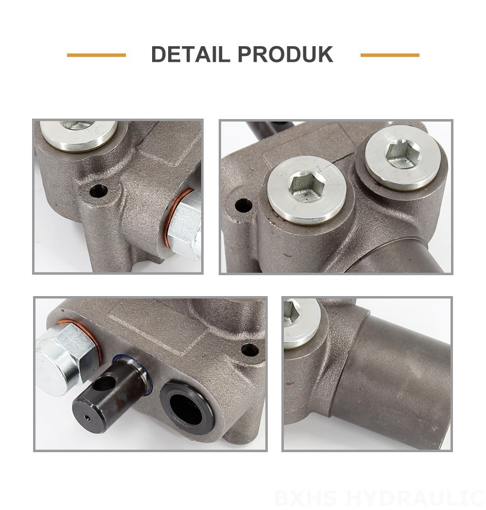 VMS140 Pneumatik 1 Spul Katup Arah Monoblok