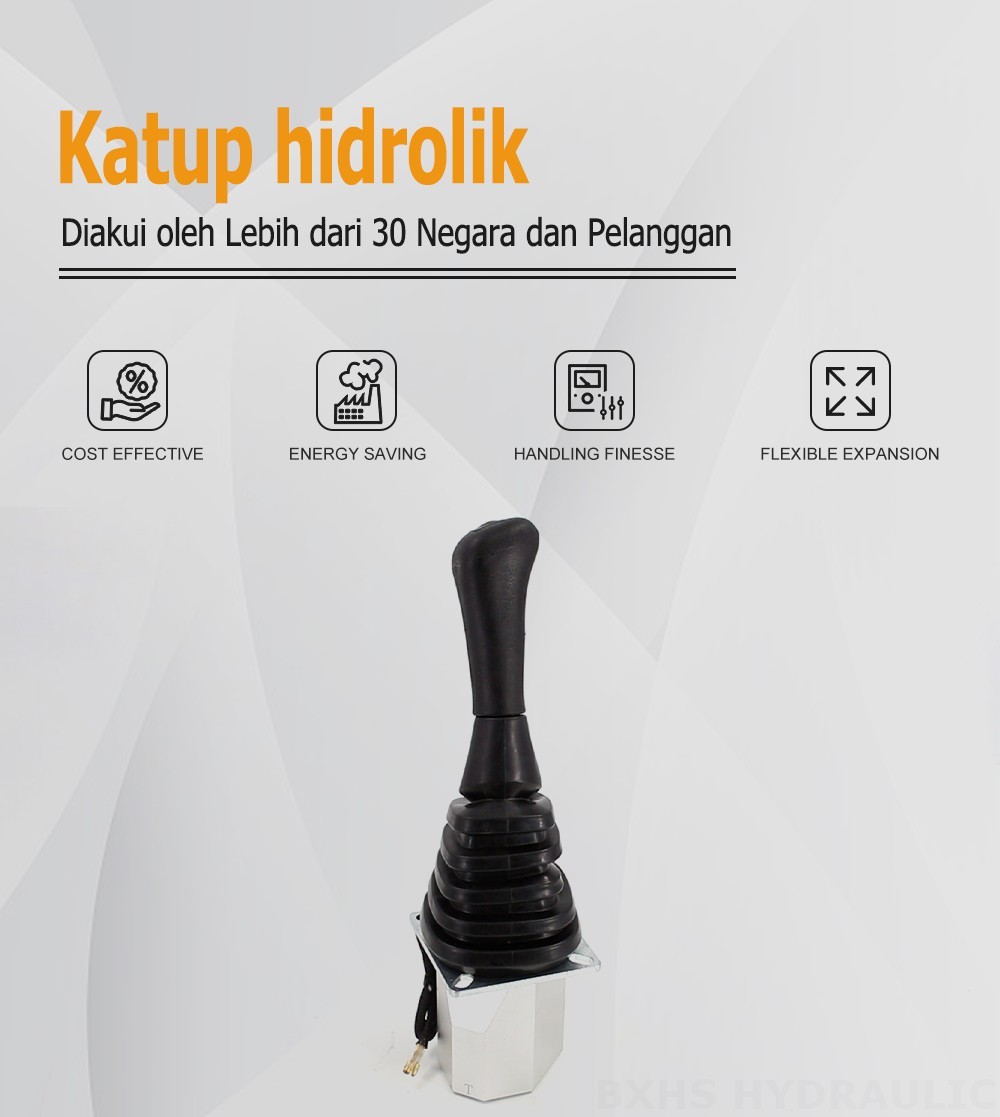 XDF-2 Stik Kontrol 2 Spul Tuas Joystick Hidrolik