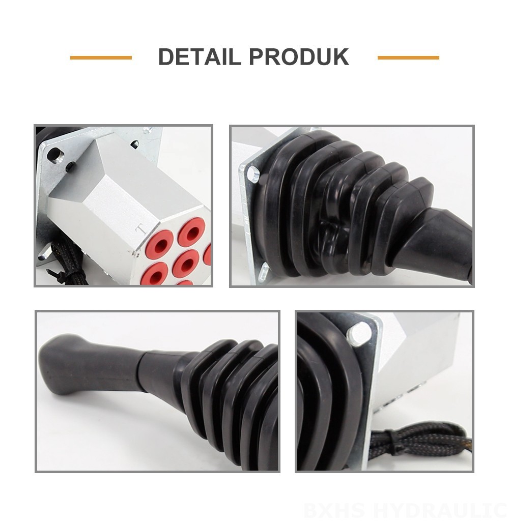 XDF-2 Stik Kontrol 2 Spul Tuas Joystick Hidrolik