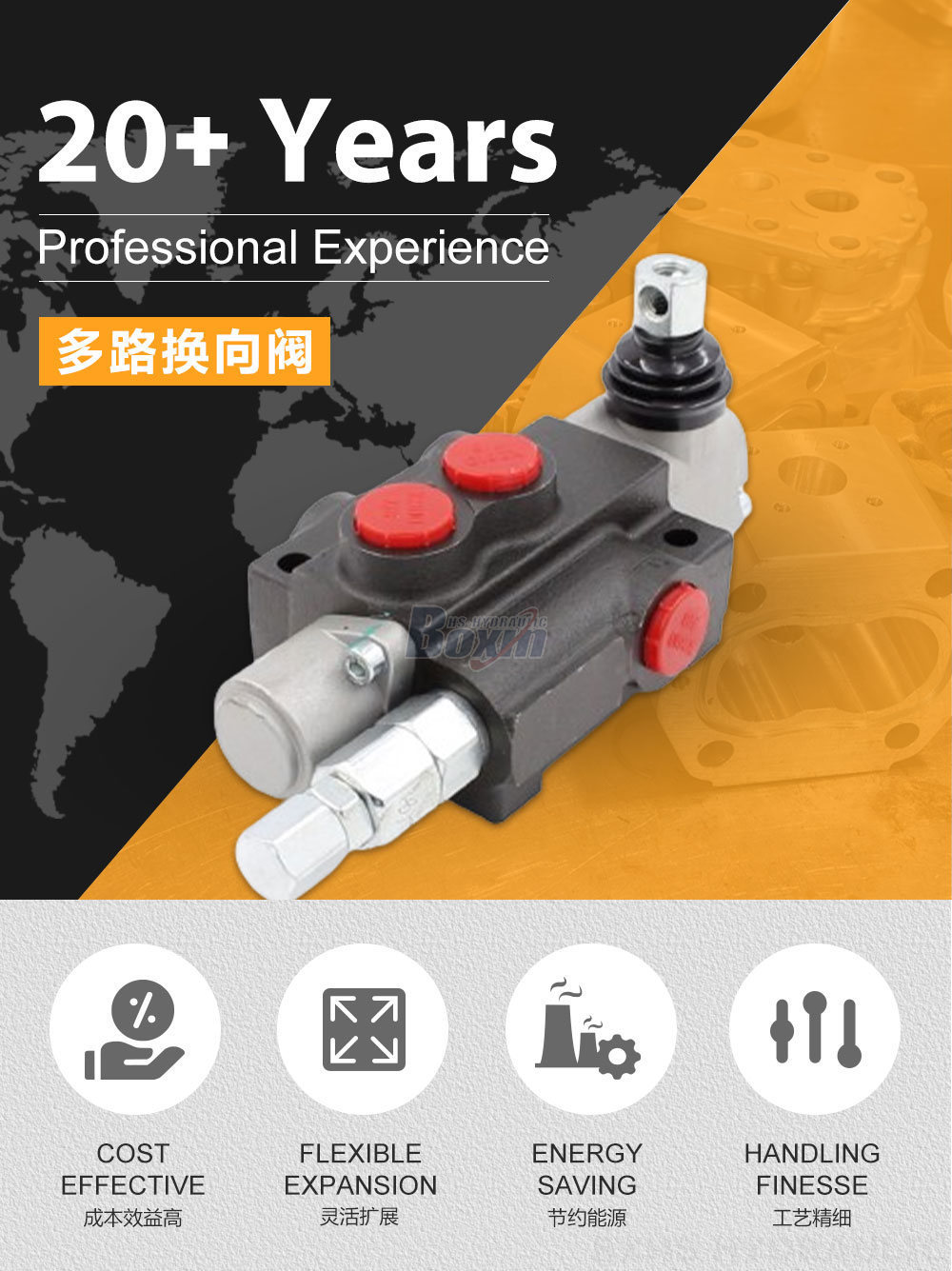 P40-U34 1-Spool Hydraulic Directional Valve | Factory Direct & Customizable