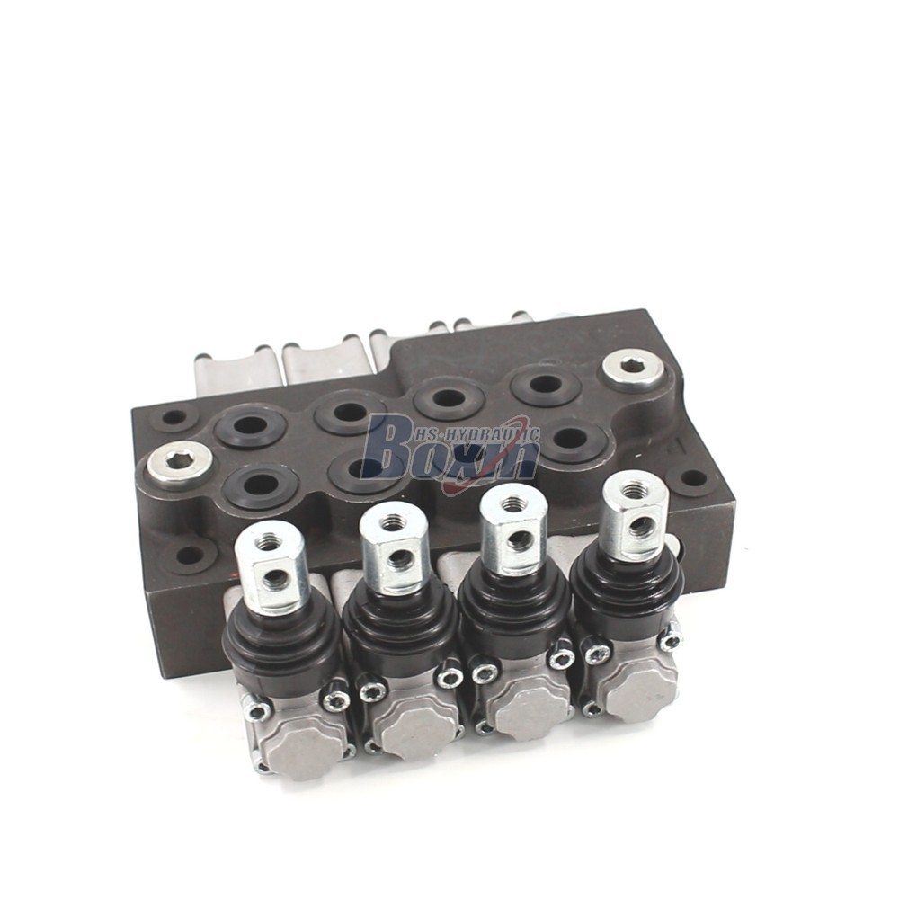 HS45 Manual 4 Spool Monoblock Valve for Mobile Hydraulics main image