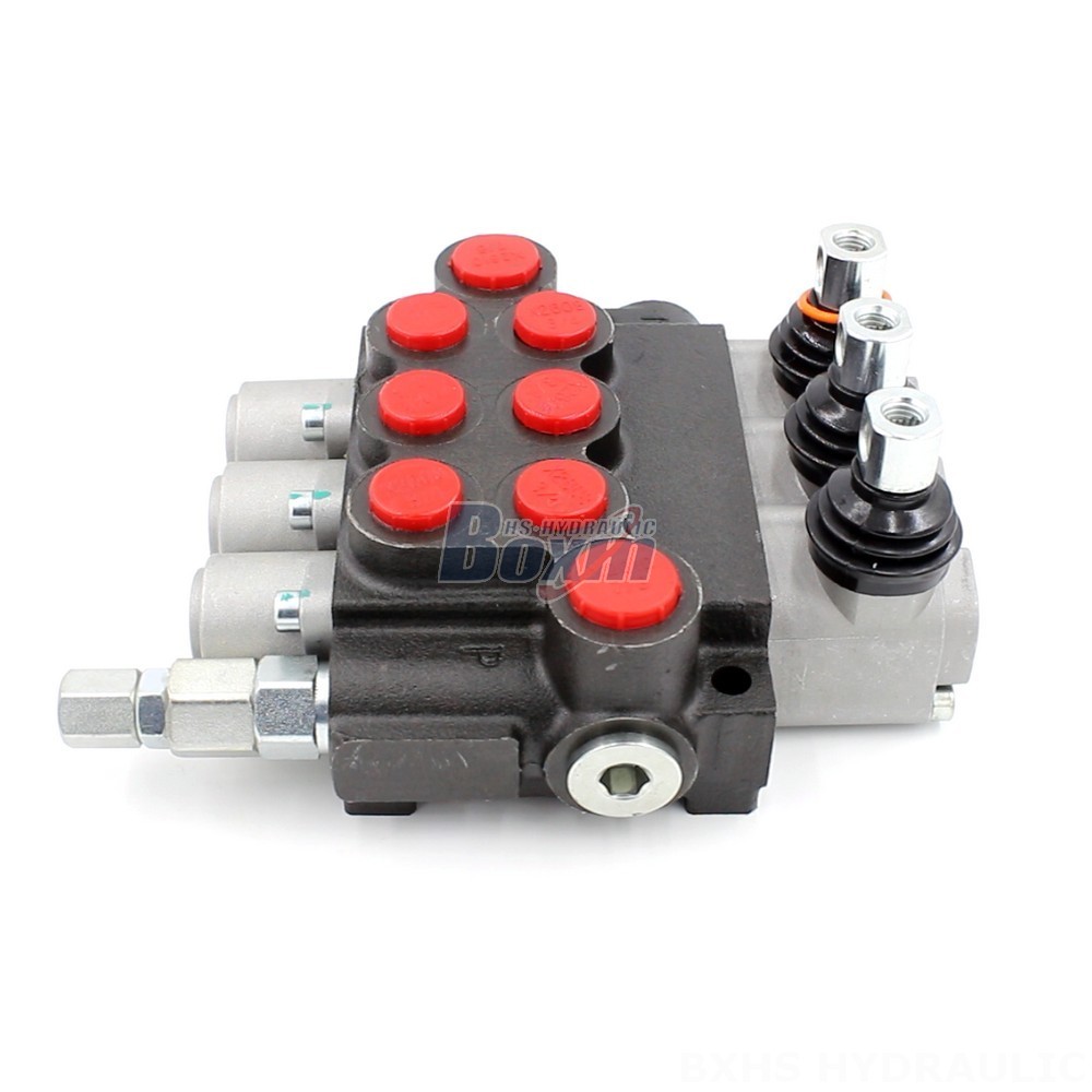 P40-U78-U34-2OT-YW Manual 3 Spool Monoblock Directional Valve Manufacturer main image