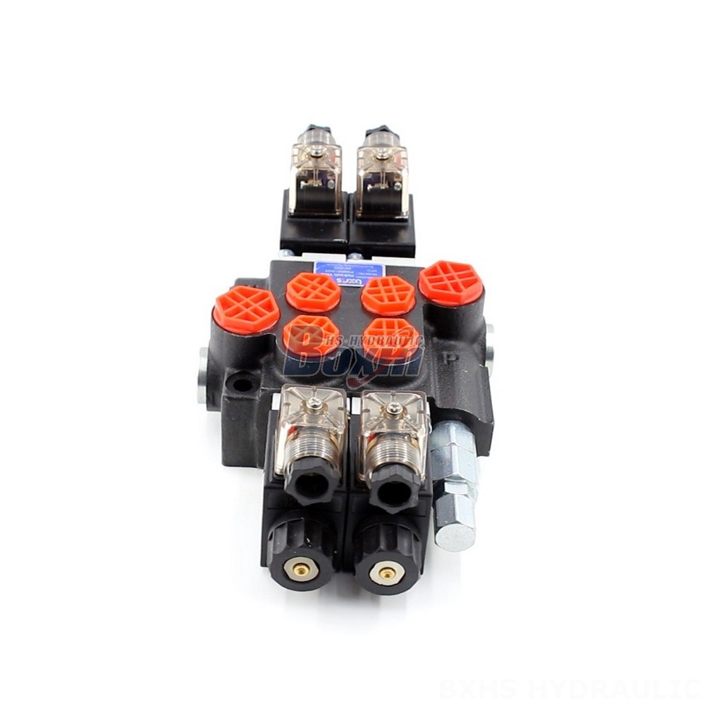 Private Label P40 Solenoid 2 Spool Monoblock Directional Valves cover photo