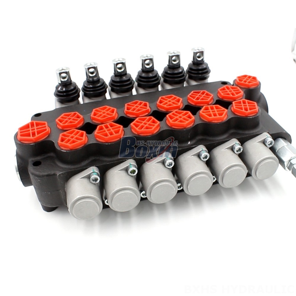 Hydraulic 6 Spool Directional Control Valve | P80-G12-G34-OT | Supplier cover photo